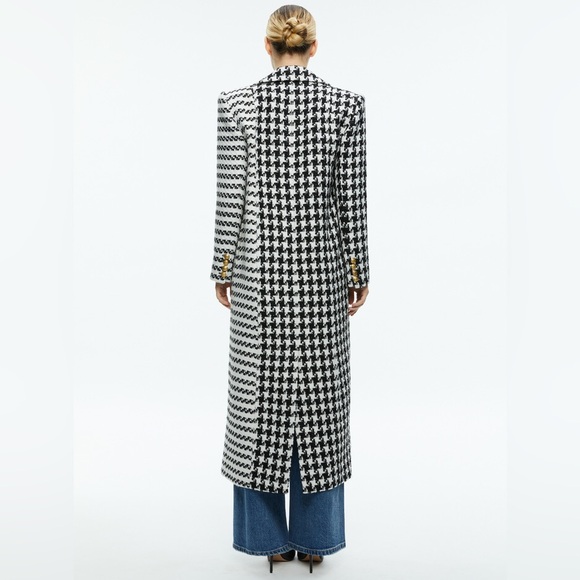 Alice + Olivia Colley Long Tweed Coat - Picture 6 of 16